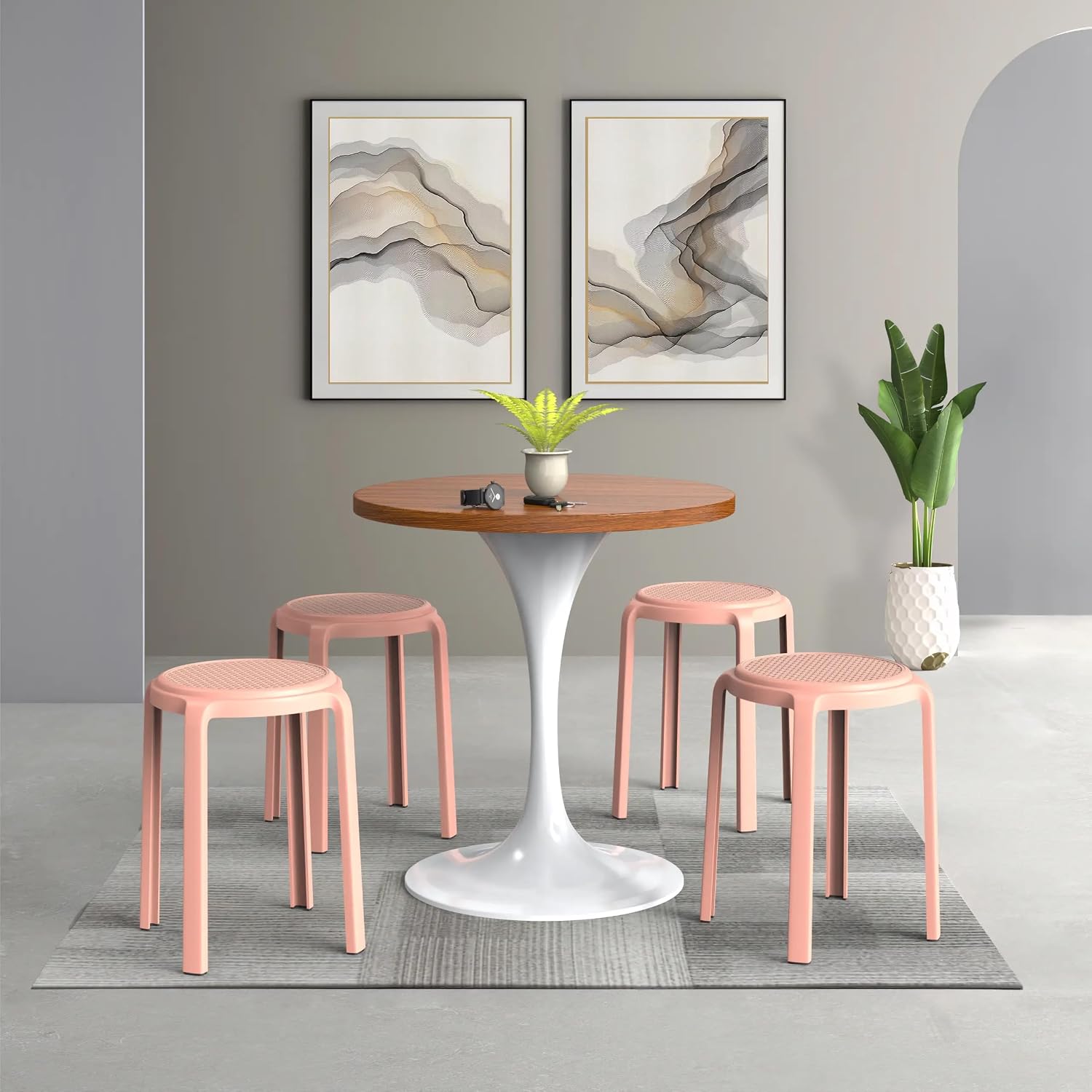 Resin Stackable Stools