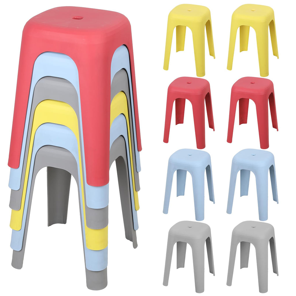 Heavy Duty Stackable Nesting Plastic Stools