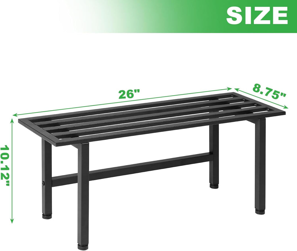 Single Tier Black Metal Heavy Plant Stands