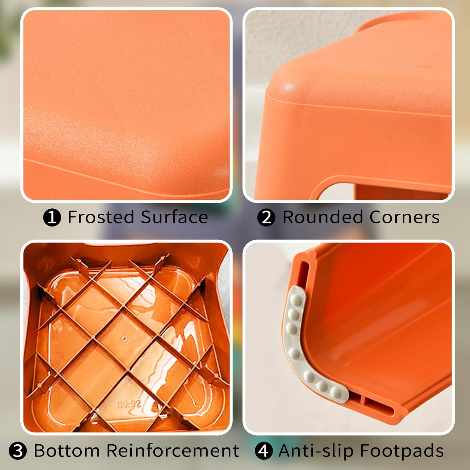 Colorful Nesting Plastic Portable Stackable Stools