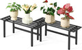 Single Tier Black Metal Heavy Plant Stands