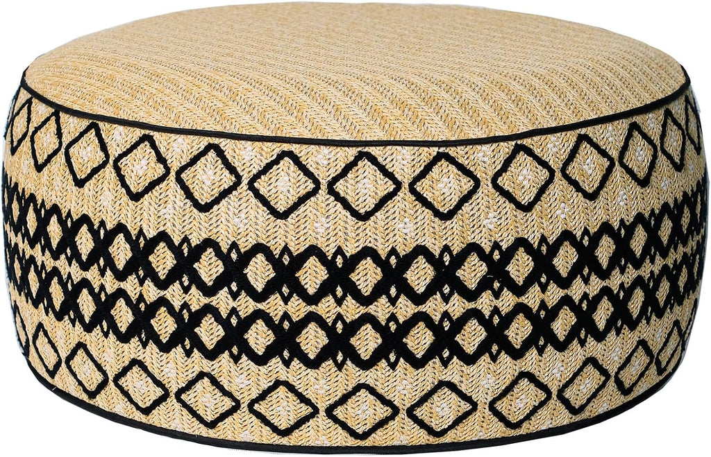 Round Inflatable Handheld Outdoor Ottoman Stool