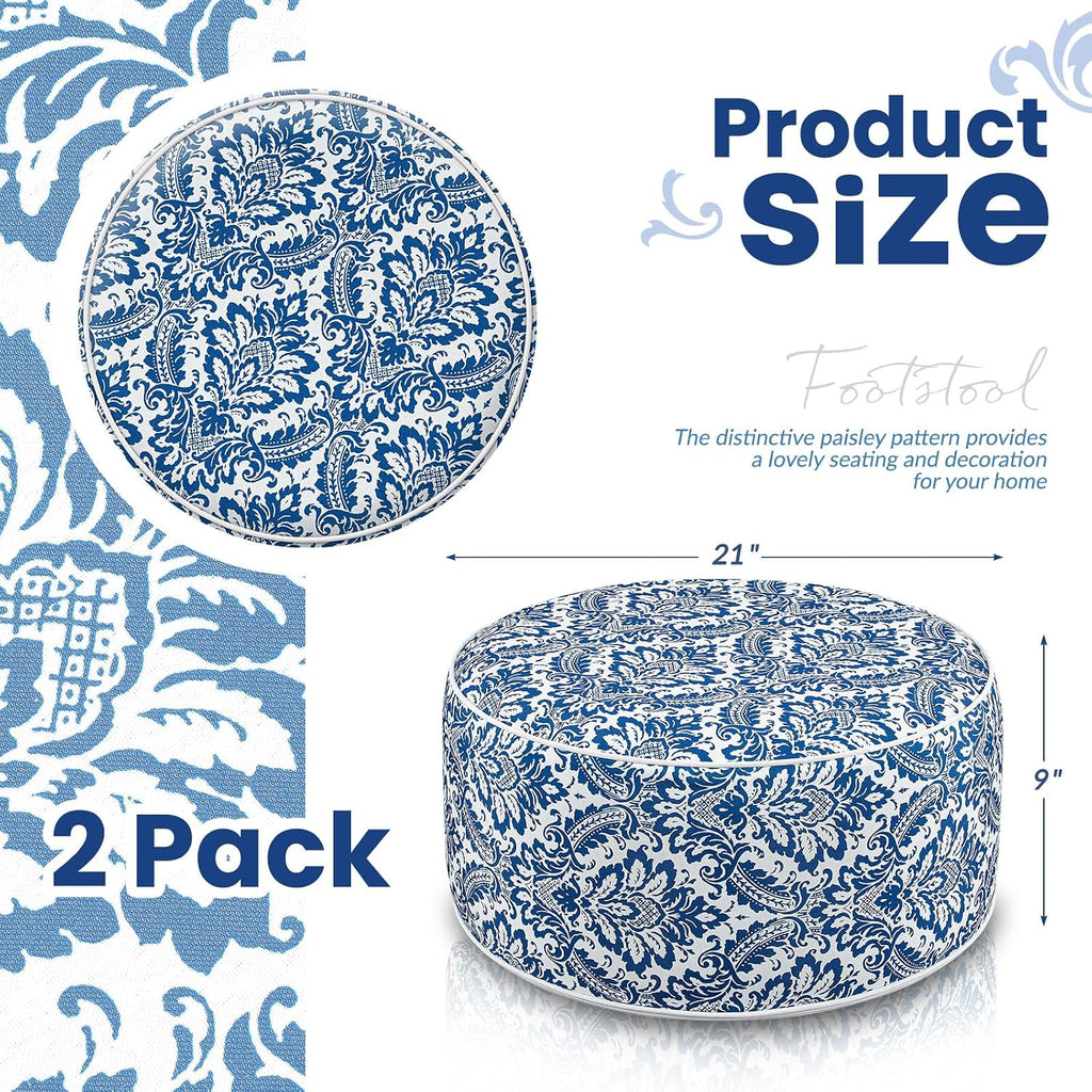 Round Waterproof Portable Inflatable Outdoor Ottomans